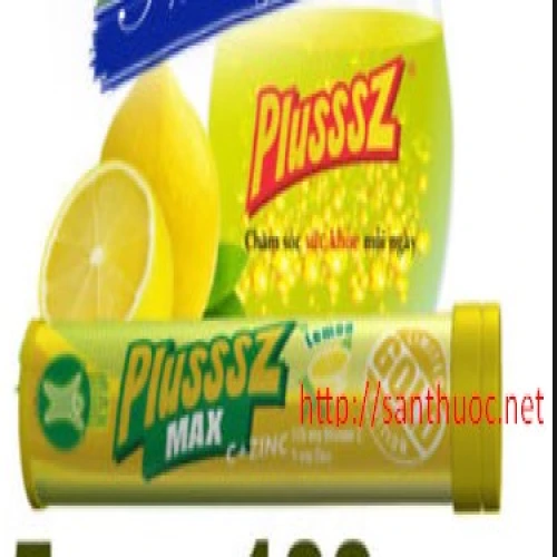Plusssz max (vị chanh) - Viên sủi bổ sung vitamin C hiệu quả 