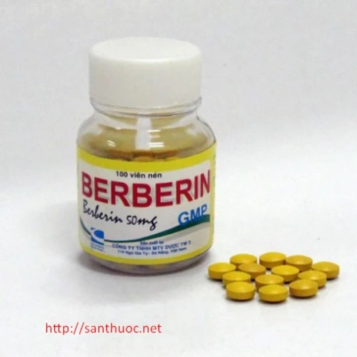 Berberin 50mg TW3 (lọ) - Thuốc điều trị tiêu chảy hiệu quả