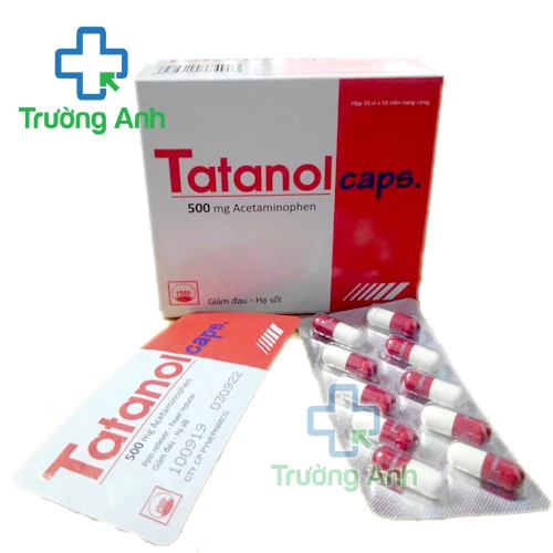 Tatanol Caps - Thuốc giảm đau, hạ sốt hiệu quả của Pymepharco