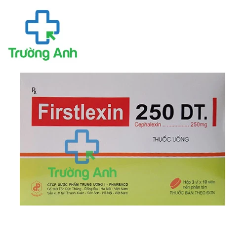 Firstlexin 250 DT - Thuốc điều trị bệnh nhiễm khuẩn của Pharbaco