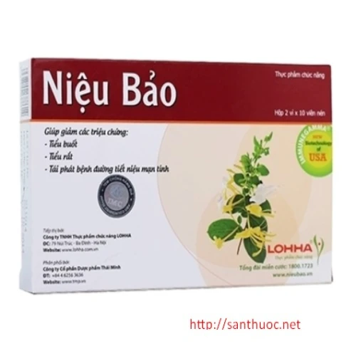 Niệu Bảo - Thực phẩm chức năng giúp tăng cường sức khỏe hiệu quả