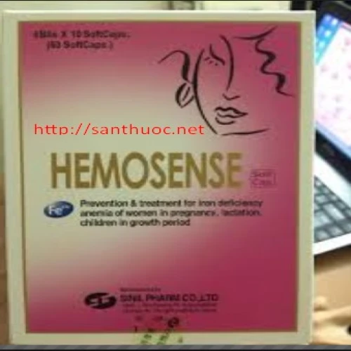 Hemosense Softcap - Thuốc bổ cho phụ nữ có thai hiệu quả