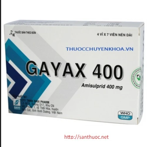Gayax 400mg - Thuốc điều trị tâm thần phân liệt hiệu quả