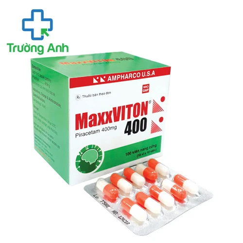 Maxxviton 400 - Thuốc điều trị tổn thương não của Ampharco U.S.A