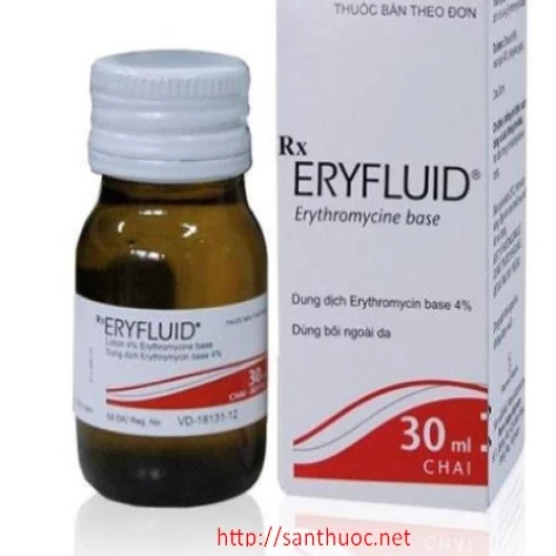 Eryfluid 4% 30ml - Thuốc điều trị mụn trứng cá hiệu quả