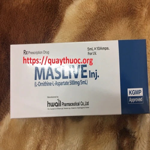 Maslive Inj.500mg/5ml - Thuốc điều trị viêm gan, xơ gan hiệu quả của Hàn Quốc