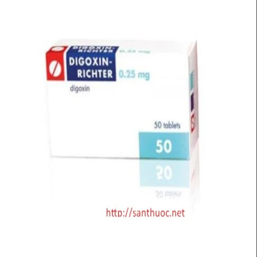 Digoxin 0.25mg - Thuốc điều trị rối loạn nhịp tim trên thất hiệu quả Hung Ga Ry