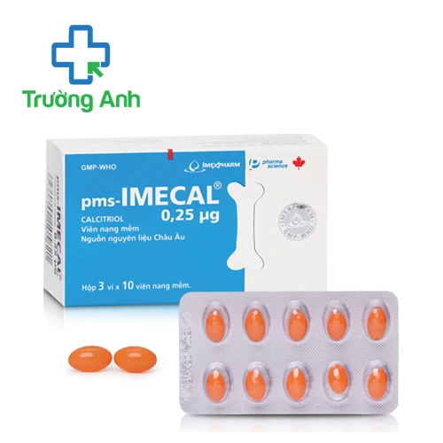 pms - Imecal 0,25 mcg - Thuốc điều trị loãng xương của Imexpharm