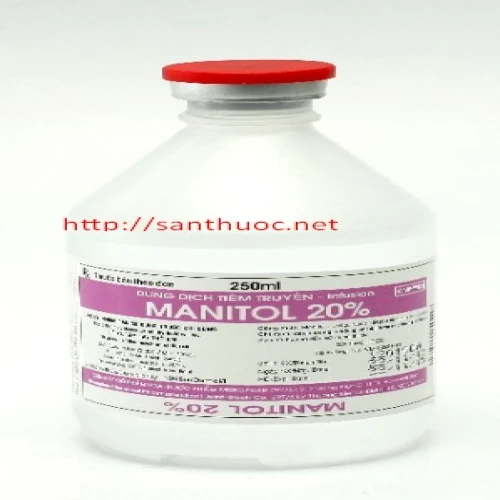 Manitol 20% Inf.250ml MKP - Làm test tra thức năng thận hiệu quả