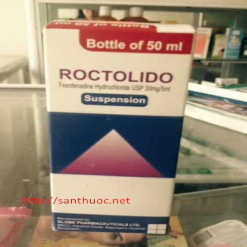 Roctolido 30mg/5ml. Sus 50ml - Thuốc chống dị ứng hiệu quả