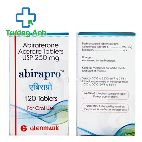Abirapro 250mg-Điều trị ung thư tuyến tiền liệt di căn của Ấn Độ
