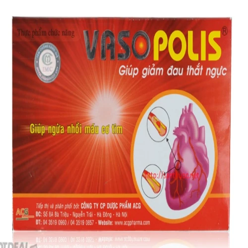 Vasopolis - Giúp giảm đau thắt ngực hiệu quả