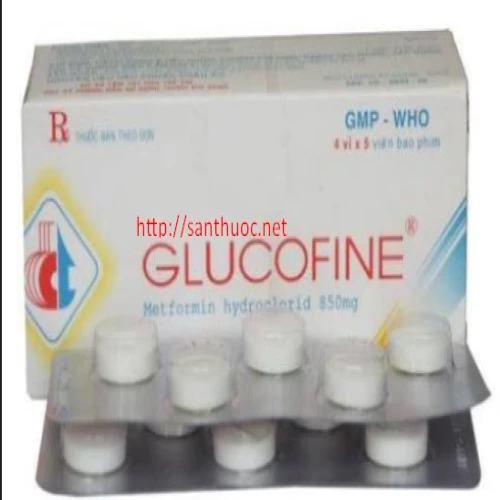 Glucofine Tab.500mg-850mg - Thuốc điều trị bệnh đái tháo đường không phụ thuộc vào insulin hiệu quả