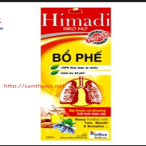 Siro ho Himadi - Thực phẩm chức năng bổ phế hiệu quả của Ấn Độ