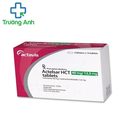 Actelsar HCT 40mg/12,5mg - Thuốc điều trị bệnh cao huyết áp của Malta