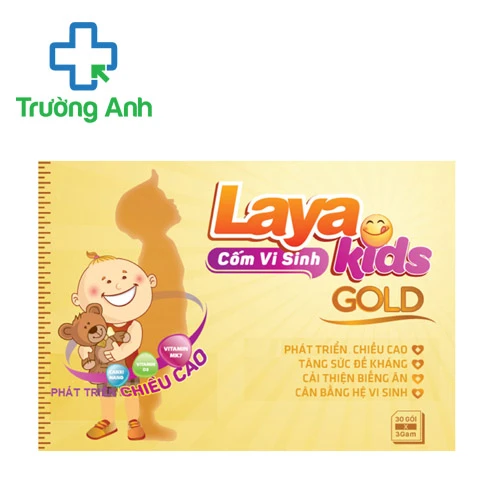 Cốm vi sinh Laya Kids Gold - Giúp tăng cường tiêu hóa hiệu quả