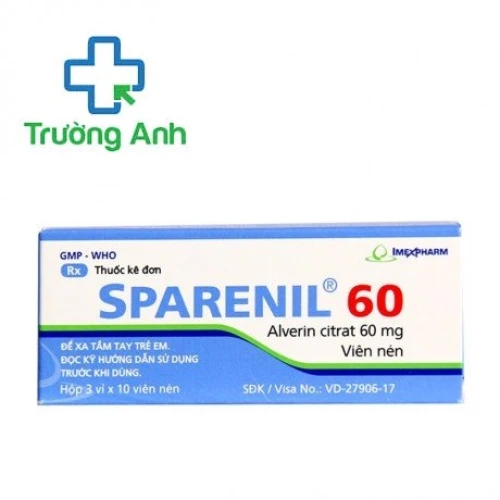 Sparenil 60 - Thuốc chống co thắt cơ trơn hiệu quả của Imexphar