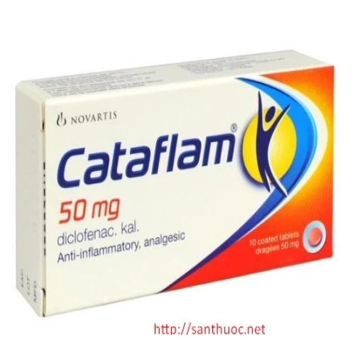 Cataflam 50mg - Thuốc điều trị viêm đau xương khớp hiệu quả