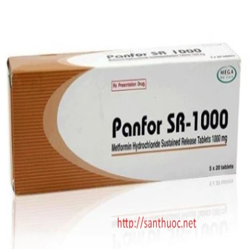Panfor SR Tab.1000mg - Thuốc điều trị bệnh tiểu đường hiệu quả
