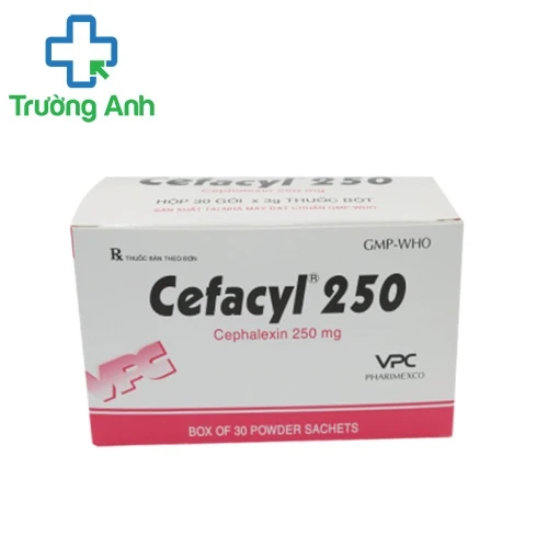 Cefacyl 250 - Thuốc điều trị nhiễm khuẩn của Dược phẩm Cửu Long