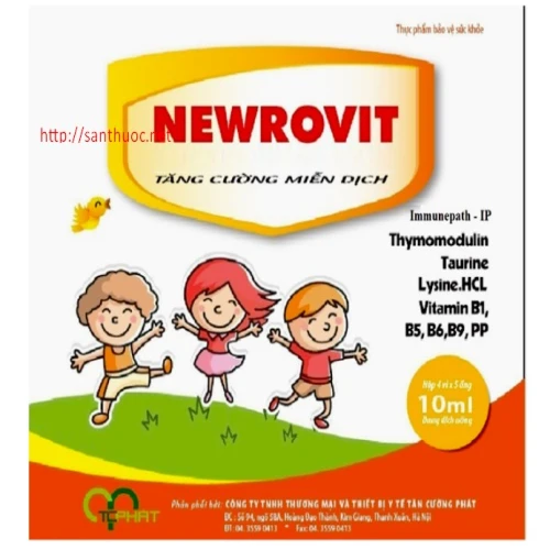 Newrovit kiddi - Giúp tăng cường hệ miễn dịch hiệu quả