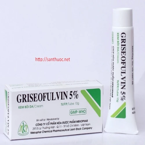 Griseofulvin 5% Mekophar - Thuốc điều trị nấm ngoài da hiệu quả
