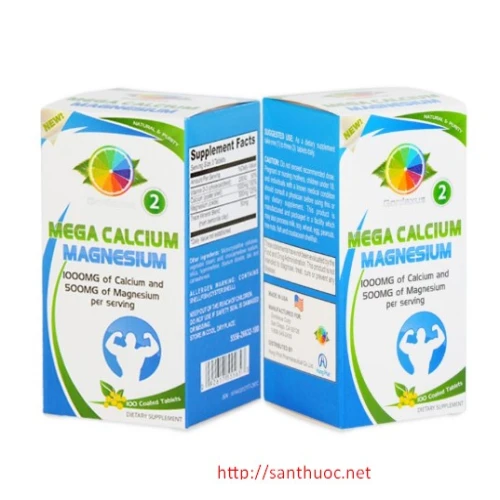 Mega Calcium Magnesium - Giúp xương chắc khỏe hiệu quả