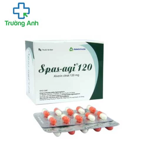 Spas-Agi 120 - Thuốc điều trị bệnh đường tiêu hóa của Agimexpharm