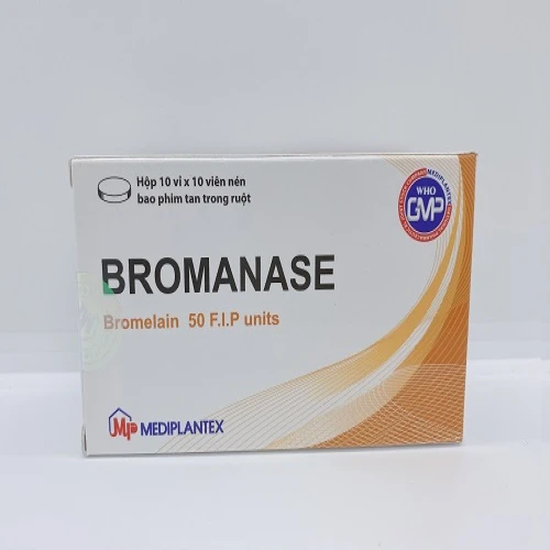 BROMANASE - Thuốc điều trị viêm sưng và phù nề của Mediplantex