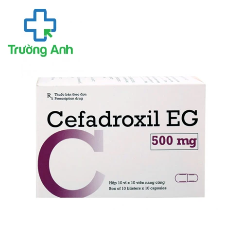 Cefadroxil EG 500mg - Kháng sinh trị nhiễm khuẩn của Pymepharco