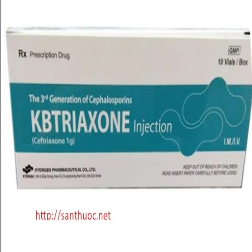 KBTriaxone - Thuốc điều trị nhiễm khuẩn hiệu quả của Hàn Quốc