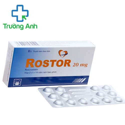 Rostor 20mg - Thuốc điều trị mỡ máu cao của Pymepharco