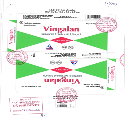 Vingalan - Thuốc điều trị suy giảm trí nhớ hiệu quả của VINPHACO