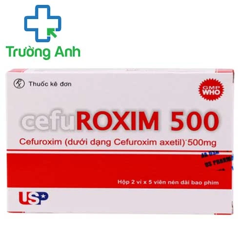 CefuROXIM 500 MG - Thuốc điều trị nhiễm khuẩn của US Pharma