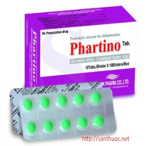 Phartino - Thuốc chống viêm, chống phù nề hiệu quả