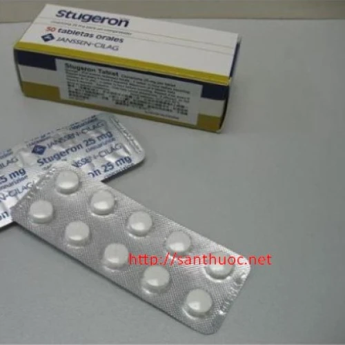 Stugeron 25mg - Thuốc điều trị rối loạn tiền đình hiệu quả
