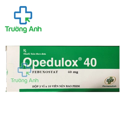 Opedulox 40 - Thuốc điều trị bệnh gout hiệu quả của Dược phẩm OPV