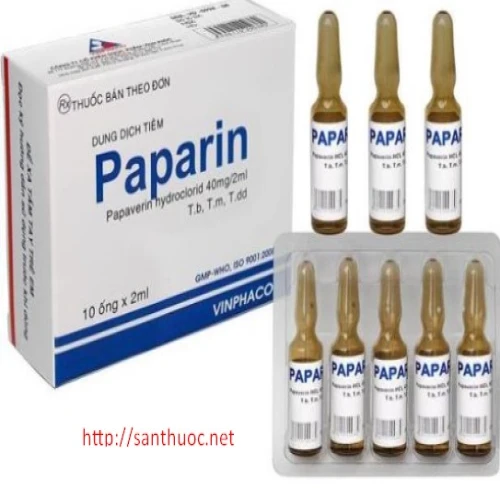 Paparin 40mg - Thuốc điều trị đau co thắt cơ trơn hiệu quả