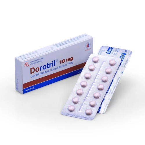 Dorotril 10mg - Thuốc điều trị tăng huyết áp, suy tim của Domesco