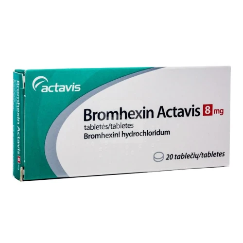 BROMHEXIN ACTAVIS - Thuốc trị tiêu nhầy đường hô hấp của Bulgaria