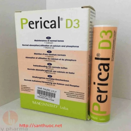 Perical d3 - Giúp bổ sung canxi và vitamin D3 hiệu quả