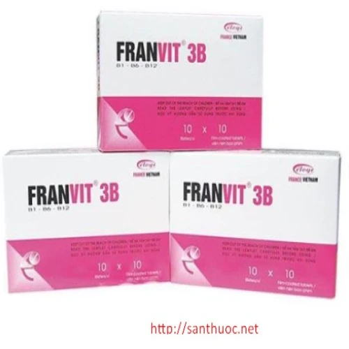 Franvit Tab.3B - Giúp bổ sung các vitamin nhóm B hiệu quả