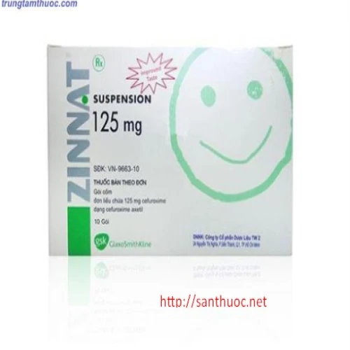 Zinnat 125mg - Thuốc điều trị nhiễm khuẩn hiệu quả của Anh