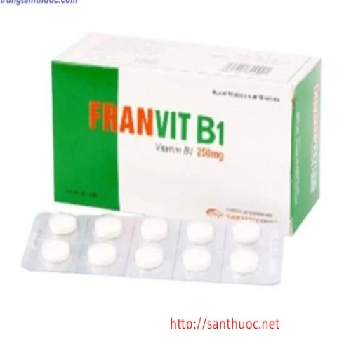 Franvit B1 250mg - Giúp bổ sung vitamin B1 hiệu quả
