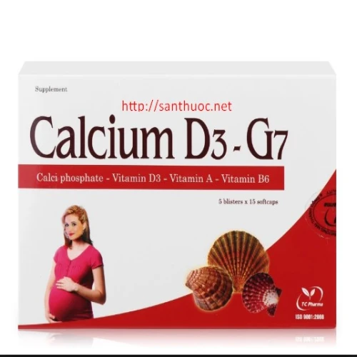 Calcium D3 G7 - Giúp bổ sung vitamin và khoáng chất cho cơ thể hiệu quả