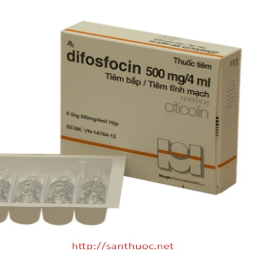 Difosfocin 500 - Thuốc điều trị rối loạn ý thức do chấn thương hiệu quả của Italy