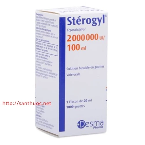 Sterogyl 2.000.000UI 20ml - Thuốc giúp bổ sung vitamin D3 hiệu quả của Pháp