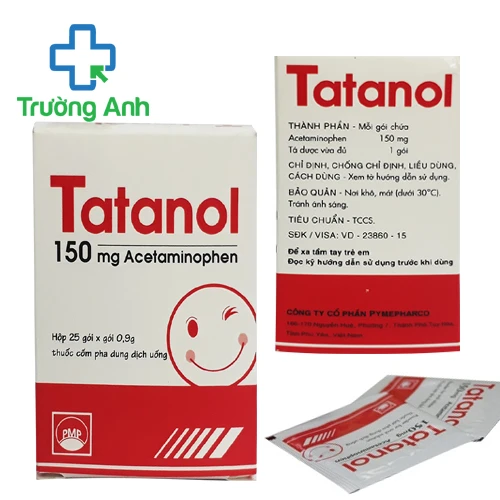 Tatanol 150mg - Thuốc giảm đau, hạ sốt hiệu quả của Pymepharco