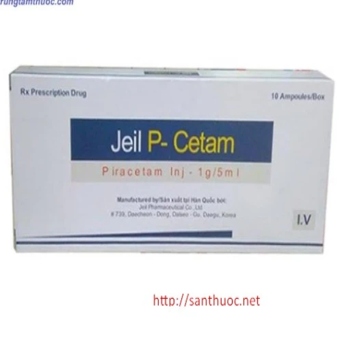 Jeil P-cetam 1g/5ml - Thuốc điều trị hoa mắt, chóng mặt hiệu quả