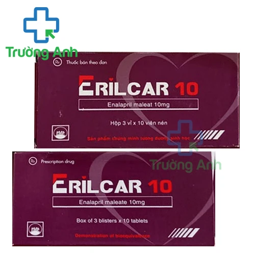 Erilcar 10 - Thuốc điều trị cao huyết áp của Pymepharco